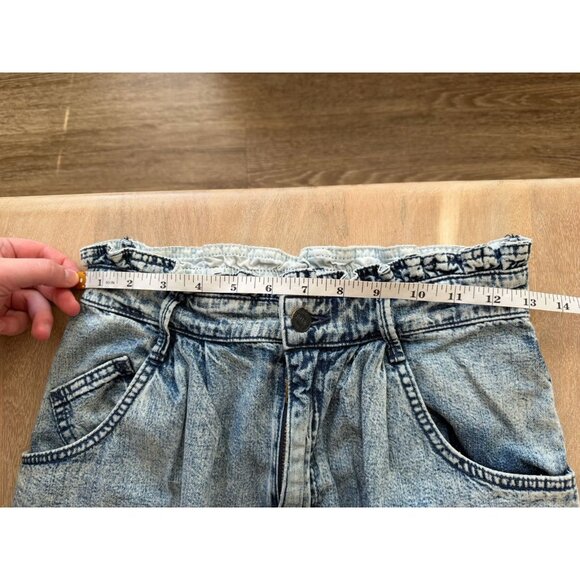 MOTHER The Ruffle Greaser Ankle Jeans in Threading The Needle Size 27 Stretch - Picture 7 of 10